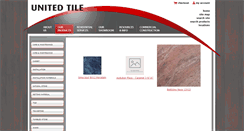 Desktop Screenshot of products.unitedtilesales.com