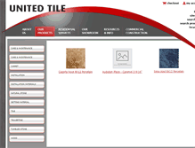 Tablet Screenshot of products.unitedtilesales.com